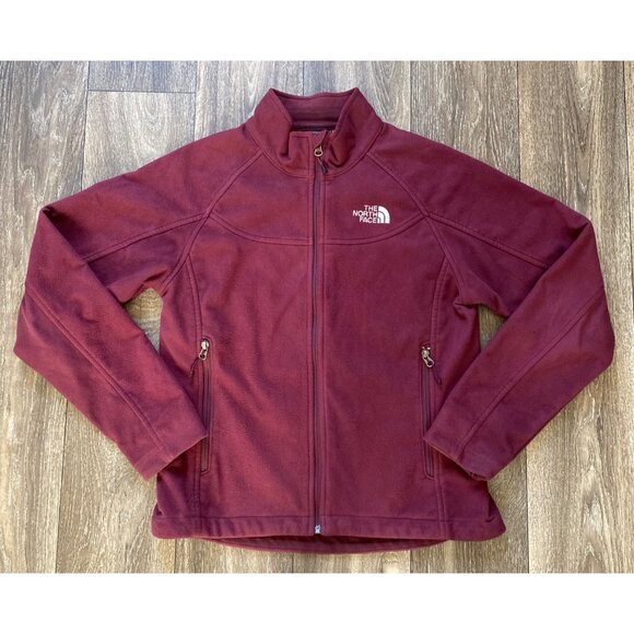The North Face Jackets & Blazers - Women's The North Face Burgandy Jacket Size Medium Full Zip Front Pockets